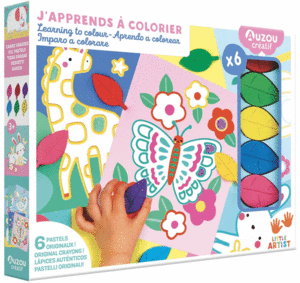 APRENDO A COLOREAR. COFRE DE ARTISTA