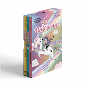 (ESTUCHE).UNICORNIA.(LIBROS DEL 1 AL 3)