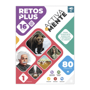 IKI ACTIVA TU MENTE:RETOS PLUS CON 80 EJERCICIOS