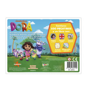 MALETIN DE 100 PEGATINAS DORA